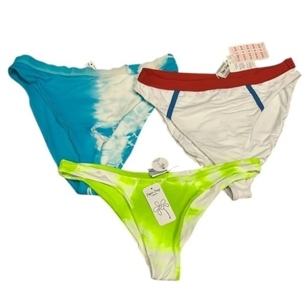 Dippin’ Daisy’s bundle of 3 NWT bikini swim bottoms
